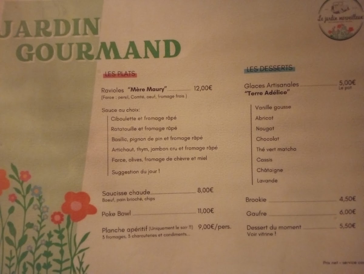Menu Le Jardin Merveilleux | Hauterives-4